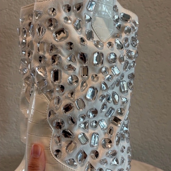 Lauren Lorraine heeled stiletto boots 8.5 NWT - Picture 4 of 8